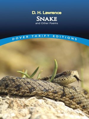 cover image of Snake and Other Poems